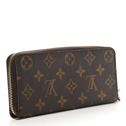 Louis Vuitton Monogram Clemence Wallet Fuchsia 3 of 7