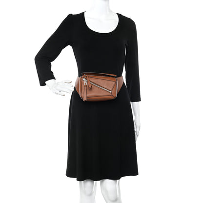 Loewe Calfskin Mini Puzzle Bumbag Tan 2 of 10