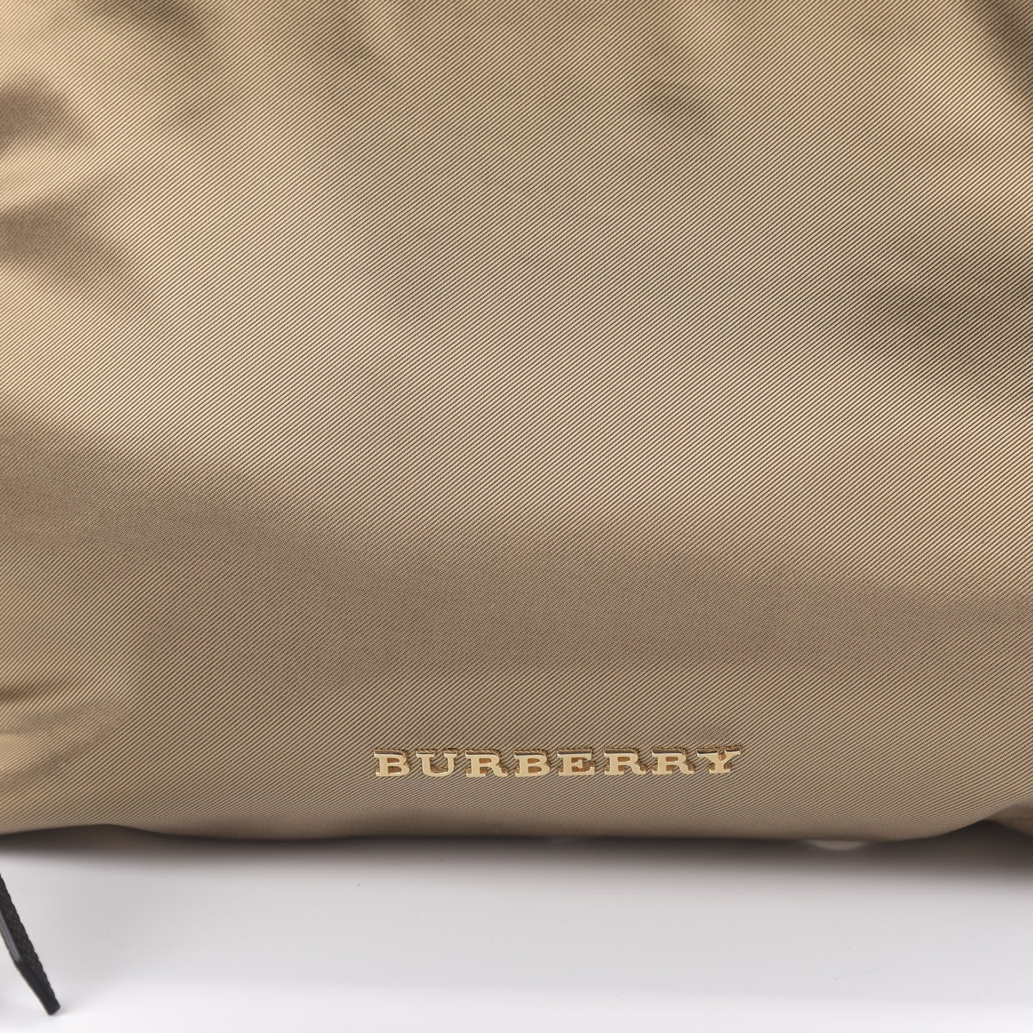 Burberry Nylon Large Border Pouch Gold Black 10 of 10