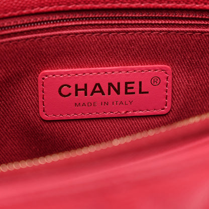 Chanel Caviar Quilted Small Coco Handle Flap Dark Pink 7 of 10