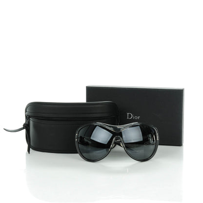 Christian Dior Striking Oversized Sunglasses Black 8 of 8