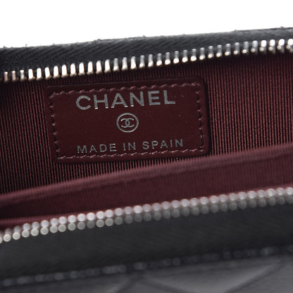 Chanel Caviar Quilted Zip Coin Purse Black 6 of 8