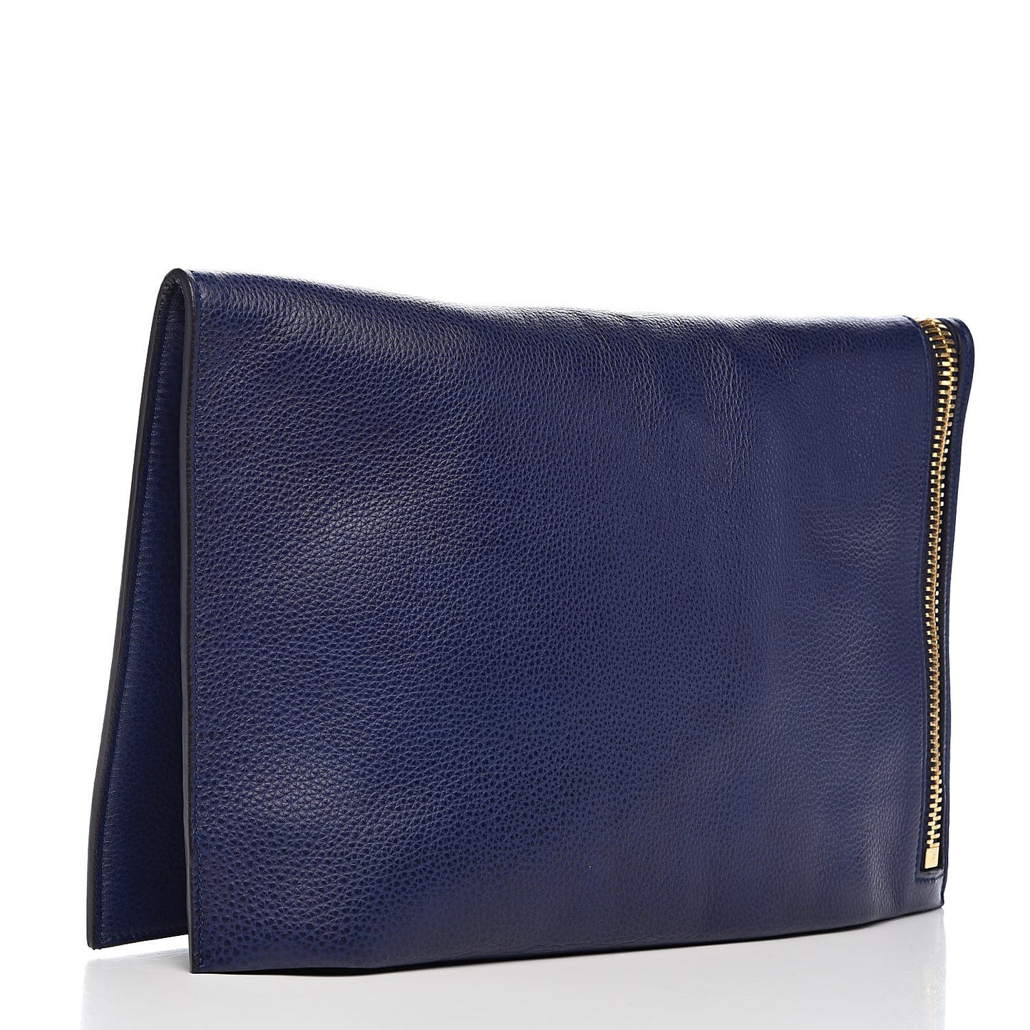 Calfskin Large Alix Padlock Zip Shoulder Bag Cobalt