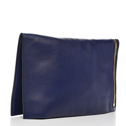 Tom Ford Calfskin Large Alix Padlock Zip Shoulder Bag Cobalt 5 of 10