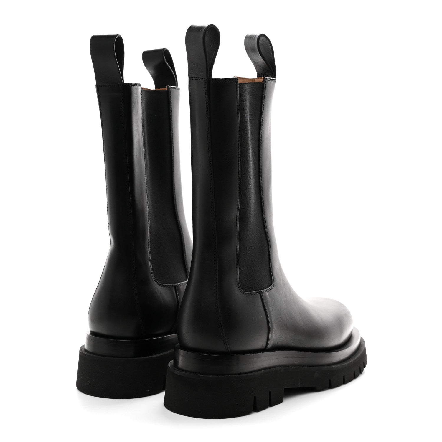 Bottega Veneta Calfskin The Lug Chelsea 55mm Boots 37 Black 5 of 9