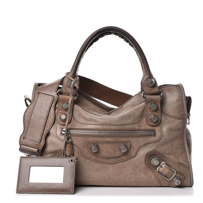 Balenciaga Agneau Giant 21 Silver Hardware City Noix 1 of 22