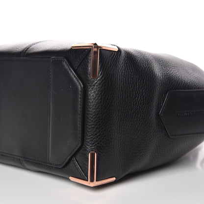 Alexander Wang Pebbled Calfskin Small Emile Soft Black Rose Gold Hardware 9 of 10