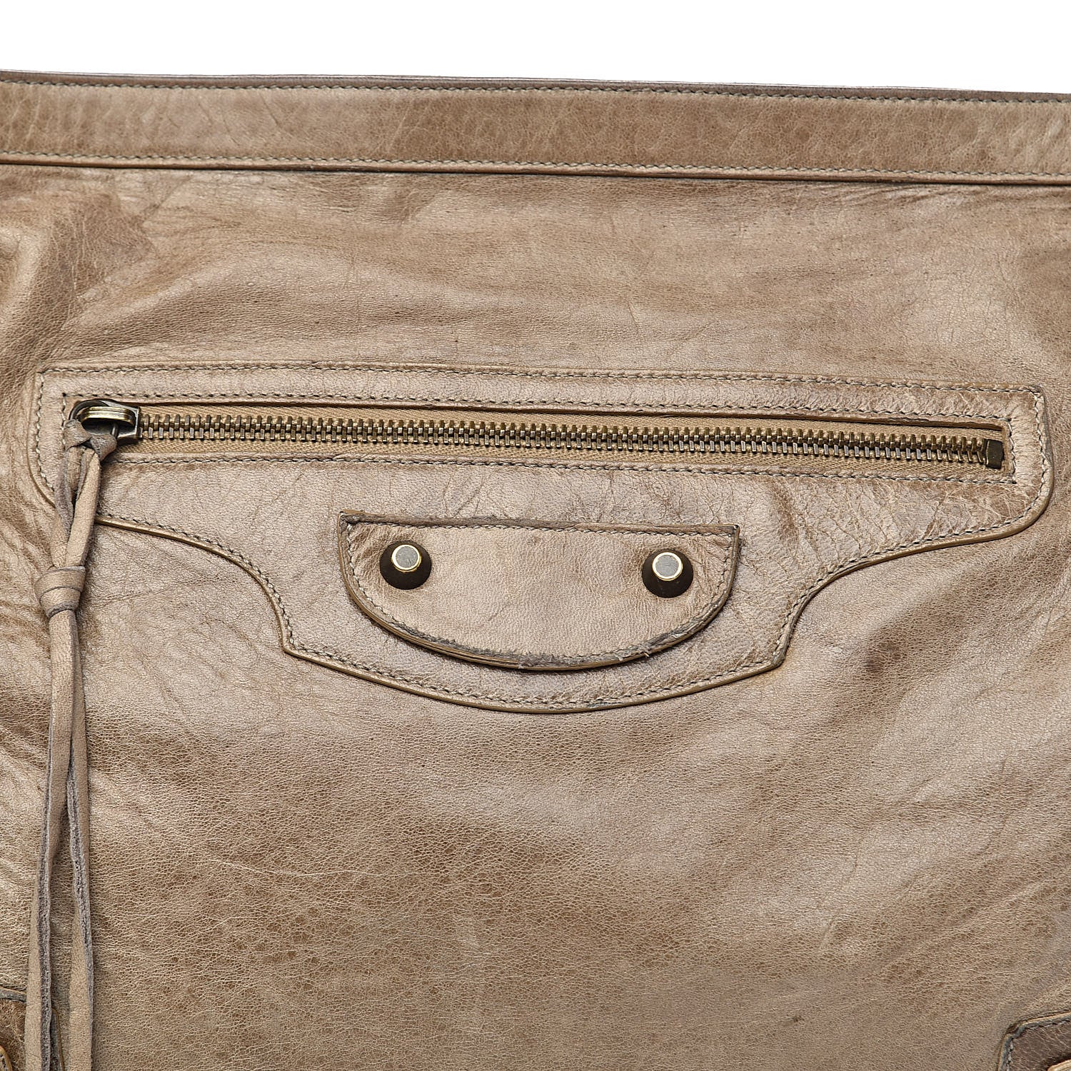 Balenciaga Chevre Classic Hardware Flat Messenger Gris Poivre 13 of 13