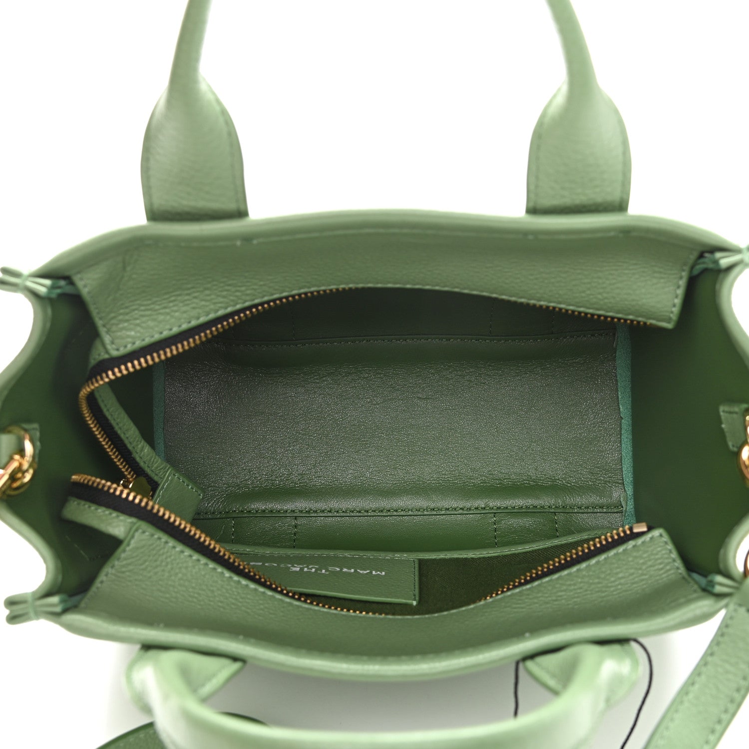 Marc Jacobs Grained Calfskin Small The Tote Bag Aspen Green 5 of 11