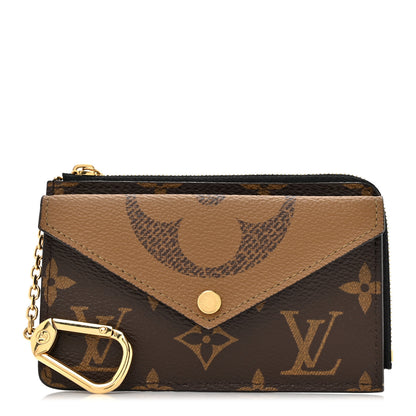 Louis Vuitton Reverse Monogram Recto Verso Card Holder Brown 1 of 7
