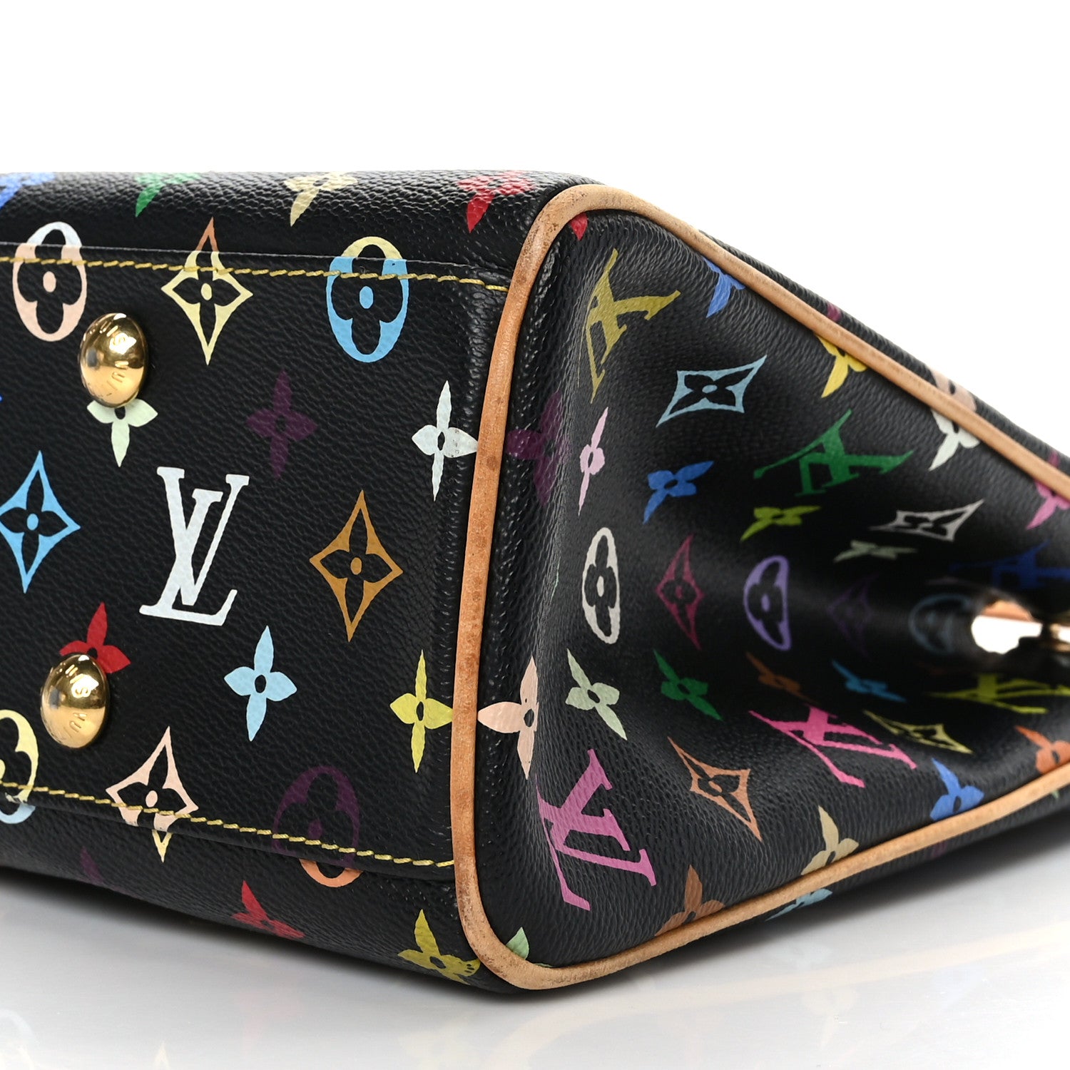 Louis Vuitton Monogram Multicolor Aurelia MM Black 8 of 8