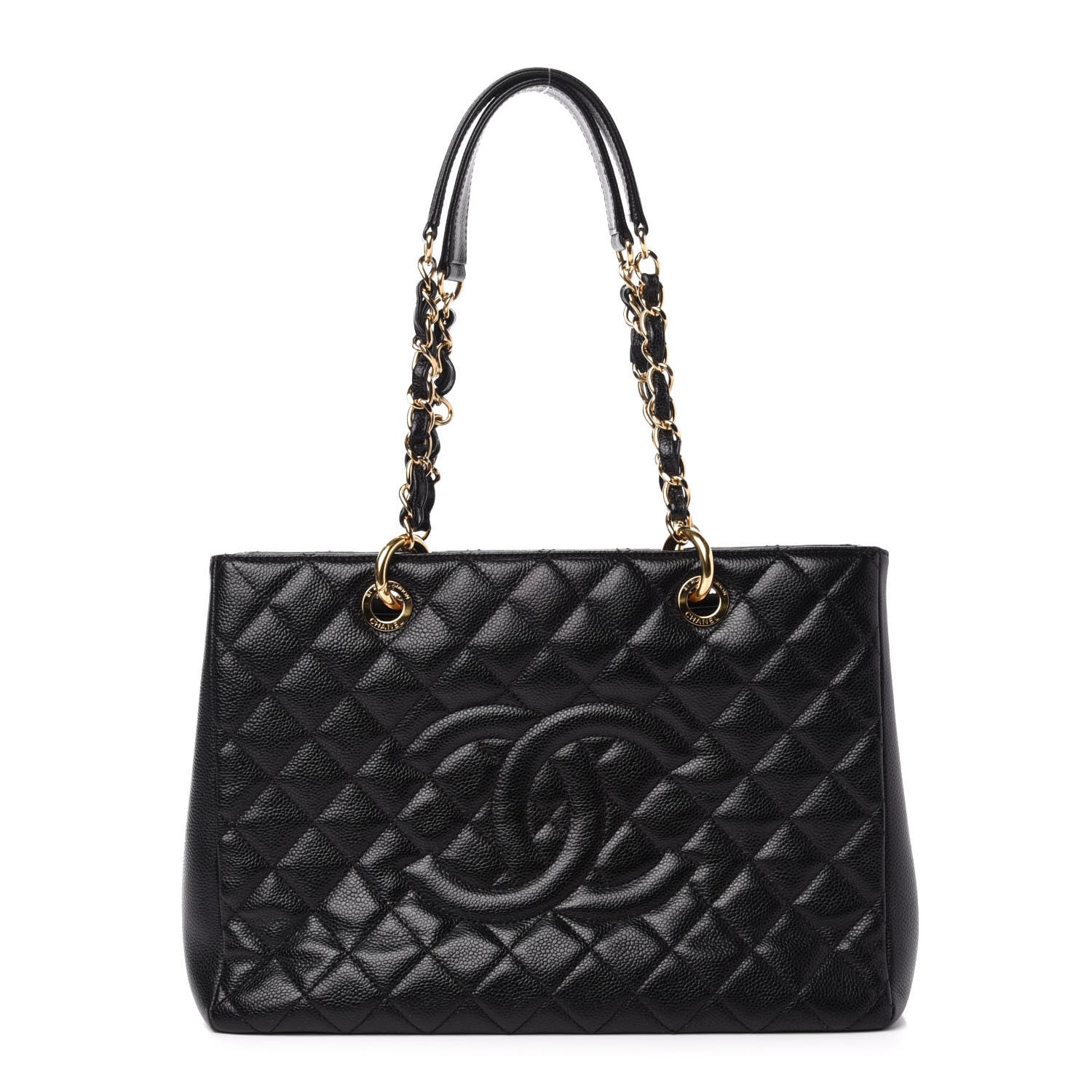 Chanel Caviar Quilted Grand Shopping Tote GST Black 1 of 11