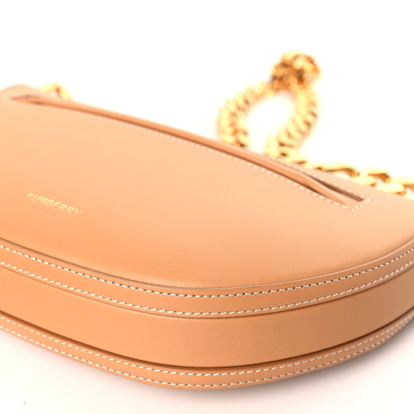 Calfskin Mini Olympia Chain Shoulder Bag Warm Sand