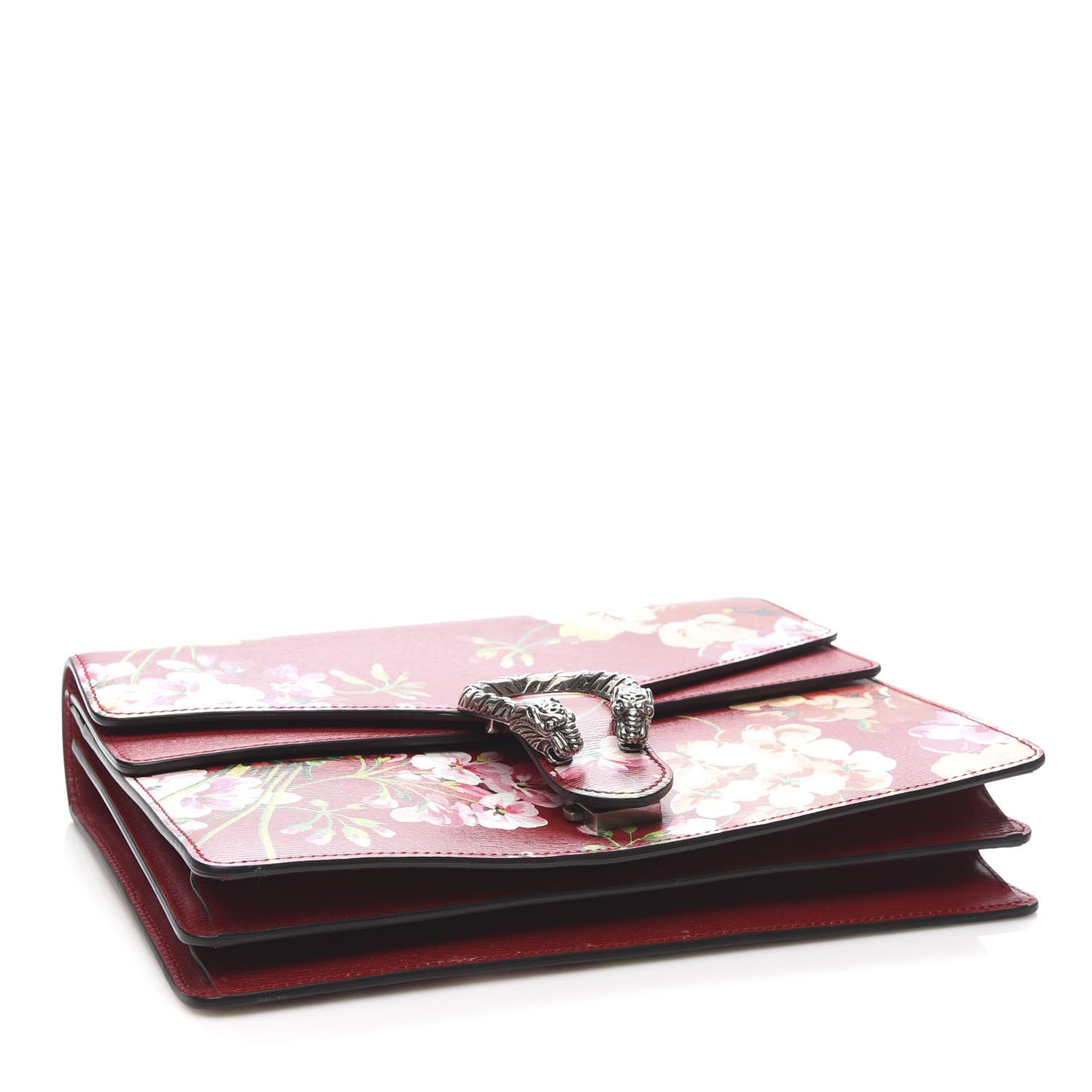 Calfskin Blooms Print Medium Dionysus Shoulder Bag Romantic Cherry Multicolor