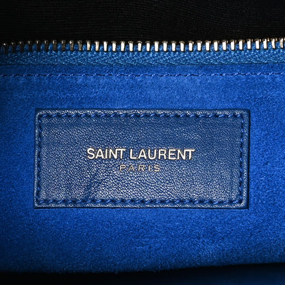 Saint Laurent Calfskin Small Sac De Jour Blue Majorelle 6 of 13