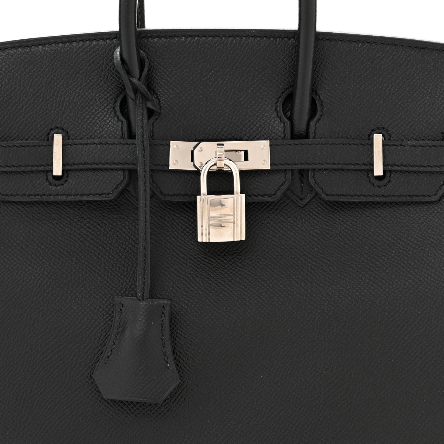 Epsom Birkin 25 Black