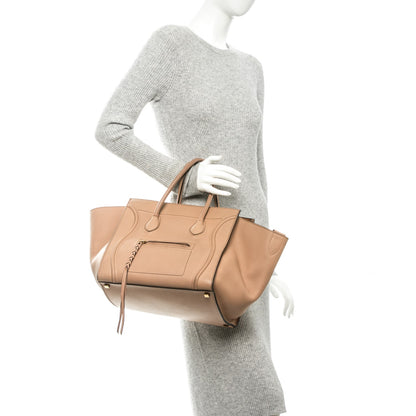 Celine Supple Calfskin Medium Phantom Luggage Flesh 2 of 9