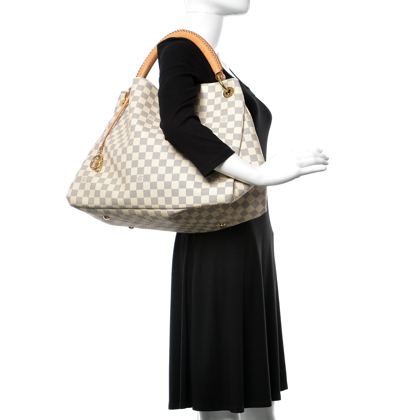 Damier Azur Artsy MM