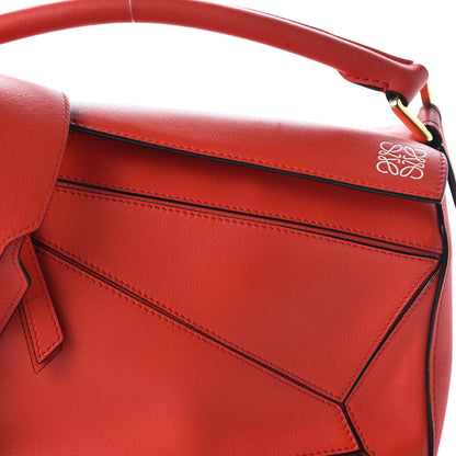Loewe Calfskin Small Puzzle Bag Scarlet 9 of 9