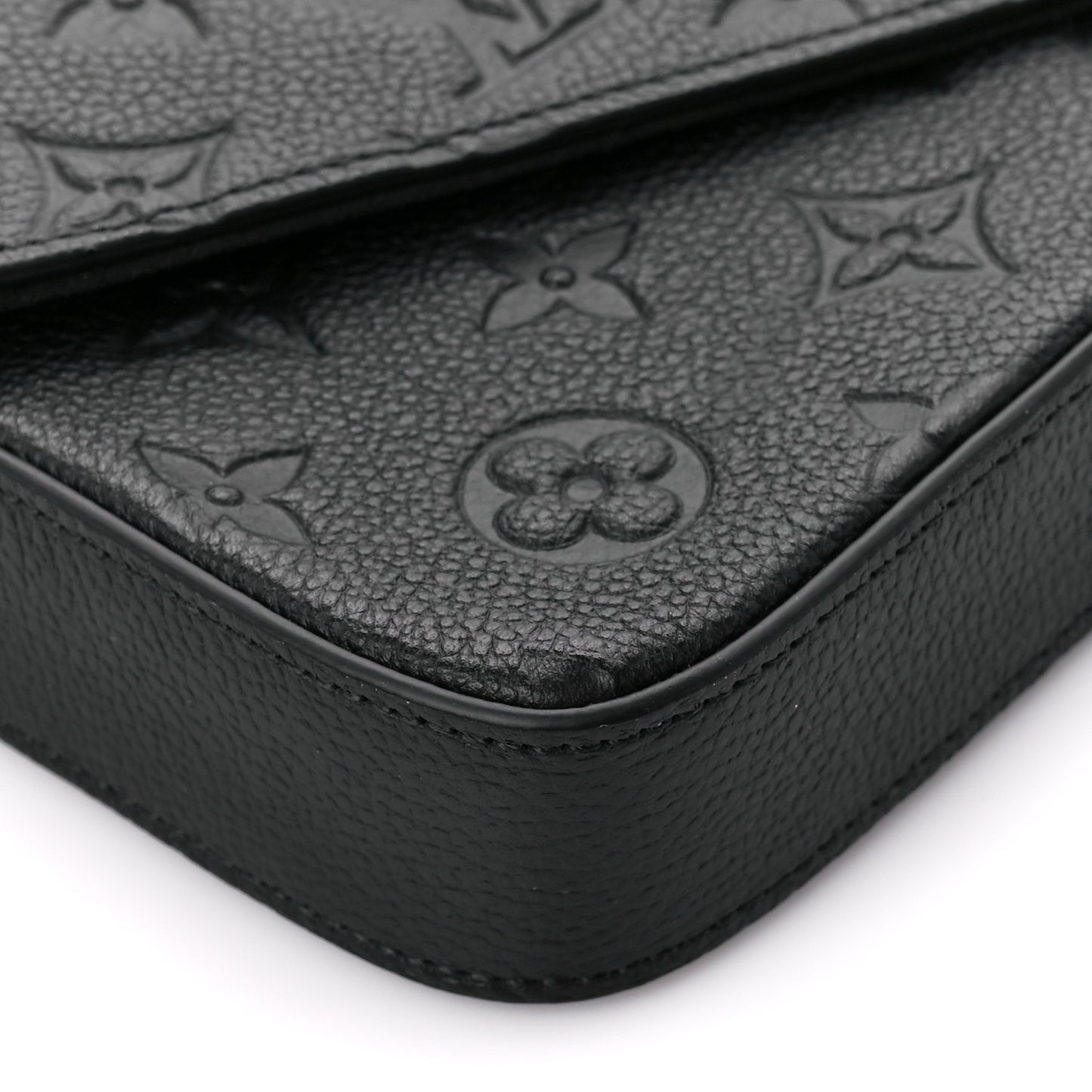 Empreinte Pochette Felicie Chain Wallet Black