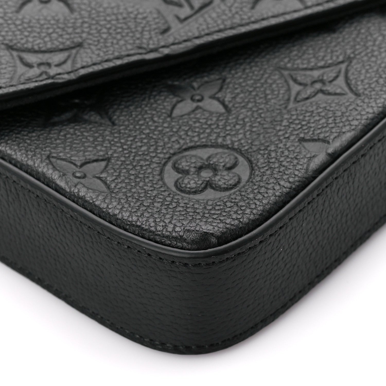 Louis Vuitton Empreinte Pochette Felicie Chain Wallet Black 11 of 12