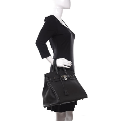 Hermes Togo Birkin 35 Black 2 of 12