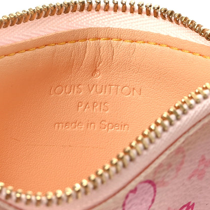 Louis Vuitton Monogram Cherry Blossom Key Pouch Pink 6 of 6