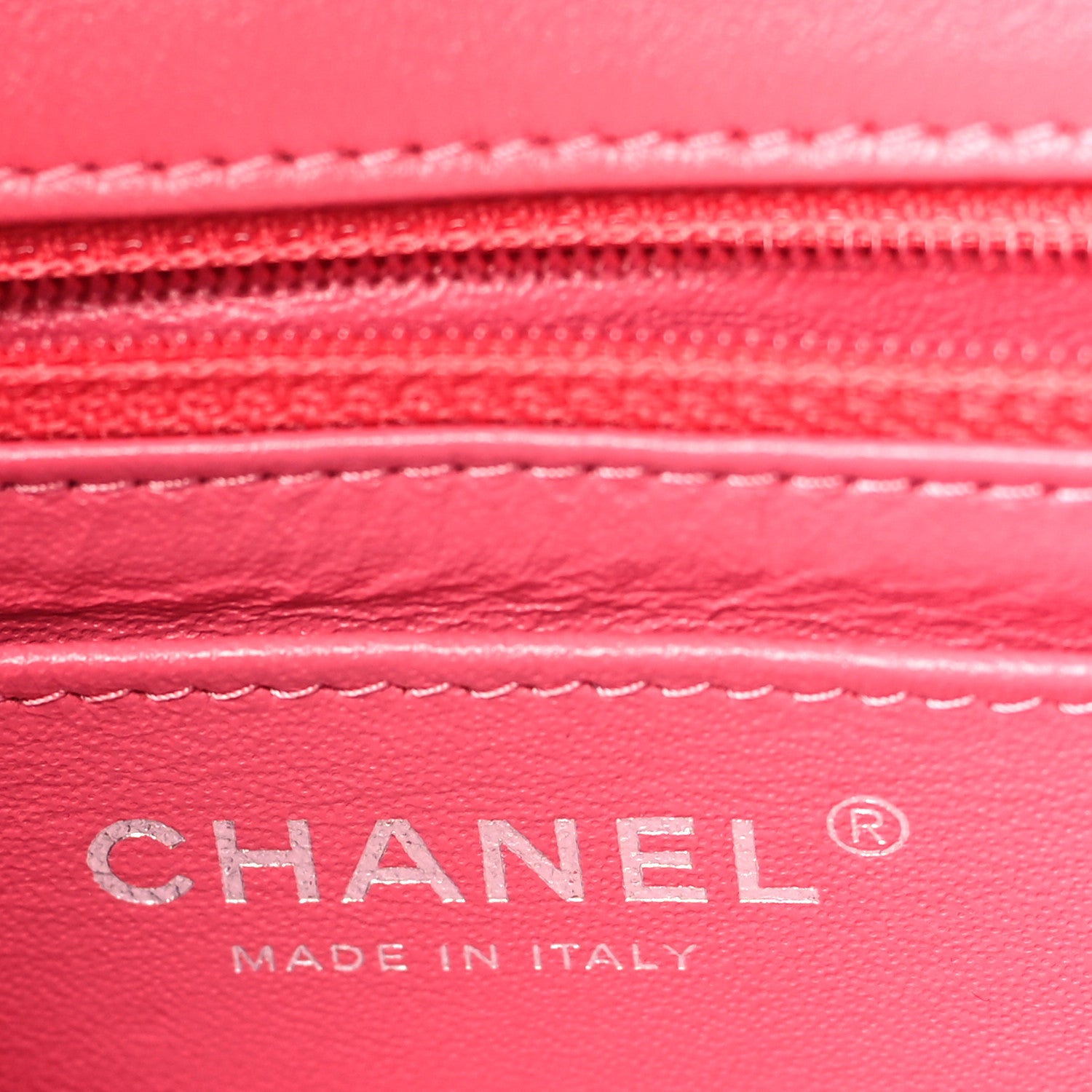 Chanel Lambskin Quilted Mini Rectangular Flap Pink 6 of 9