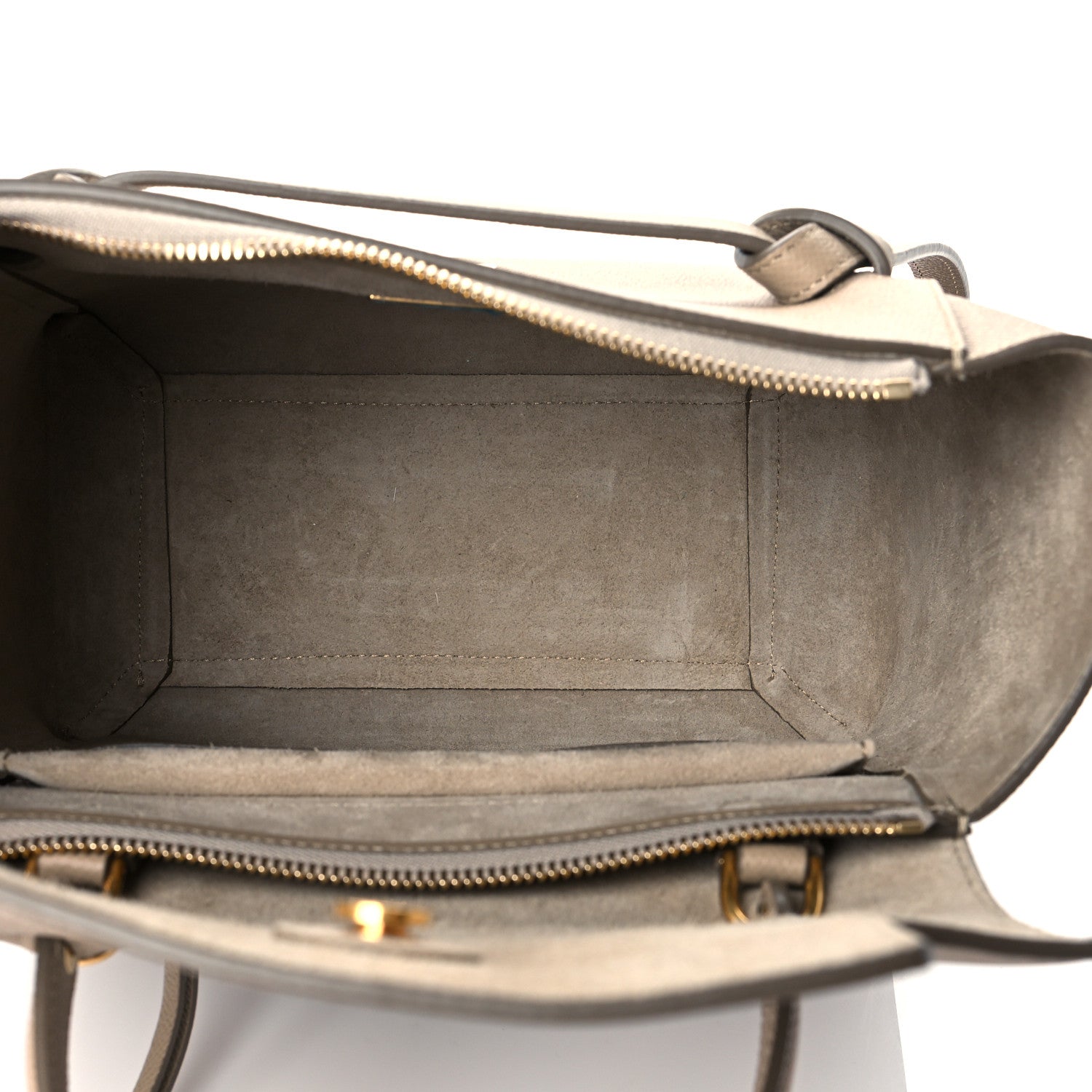Celine Grained Calfskin Micro Belt Bag Beige 5 of 11