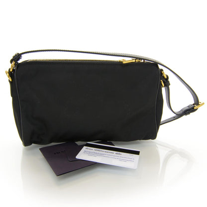 Prada Tessuto Nylon Saffiano Bag Black 3 of 7