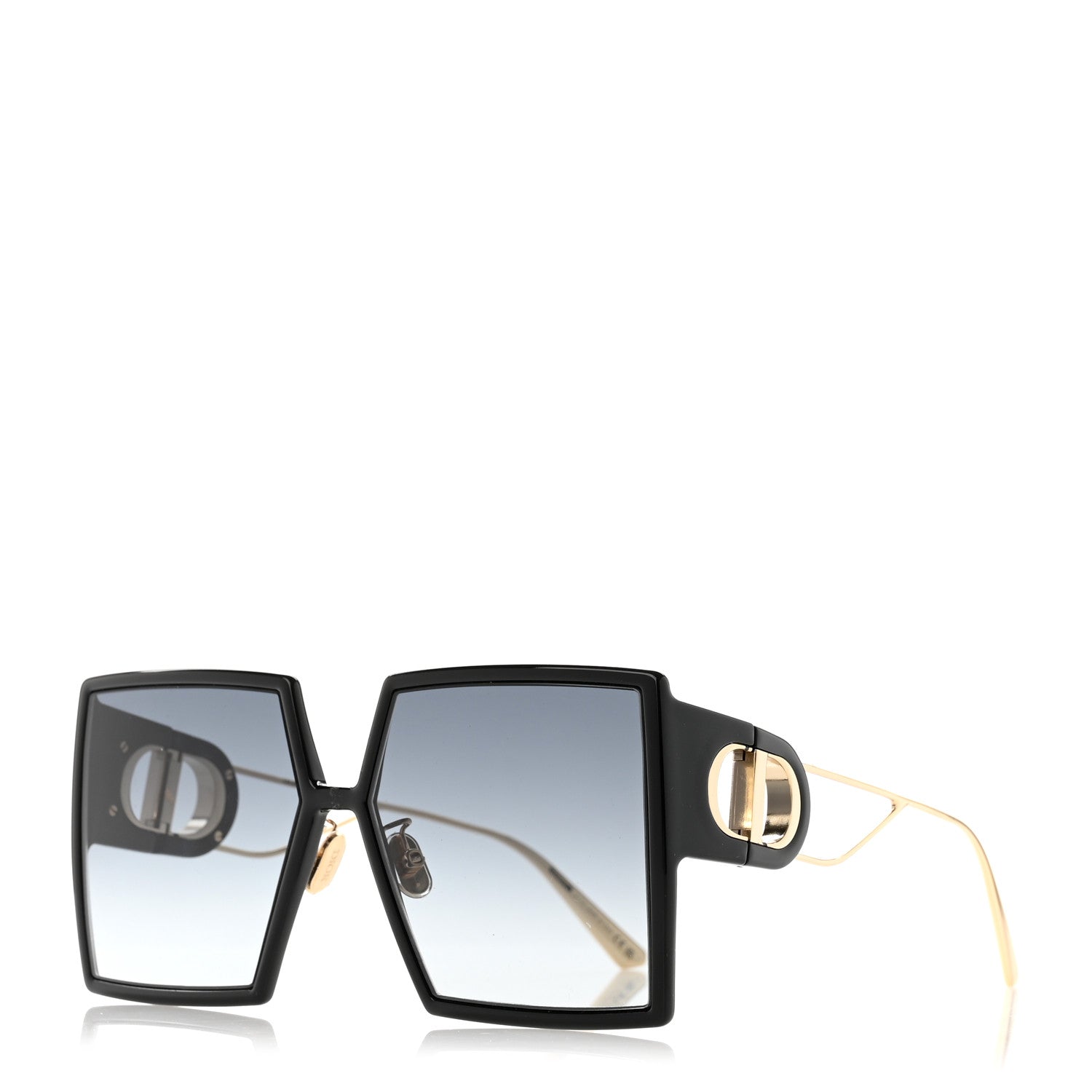Christian Dior Square 30 Montaigne Sunglasses Black 1 of 7