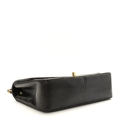 Chanel Lambskin Quilted Medium Single Flap Black 4 of 9