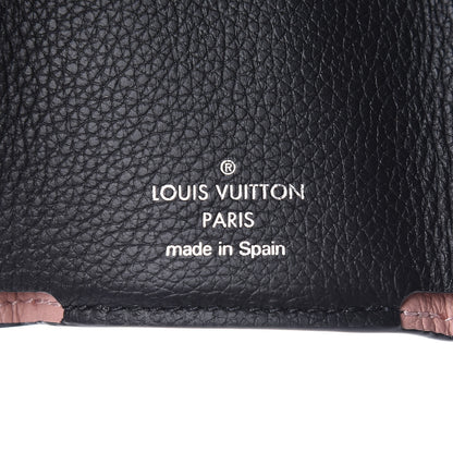 Louis Vuitton Calfskin Lockmini Wallet Rose Ballerine Maito White Black 6 of 9