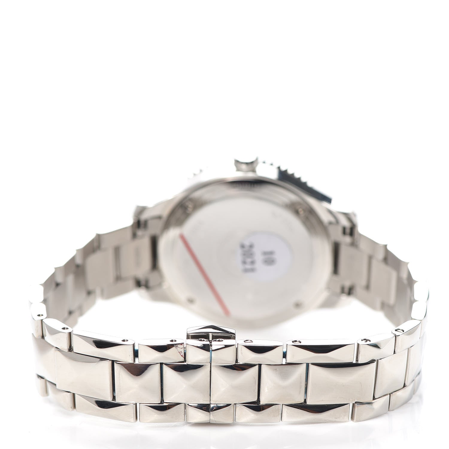 Christian Dior Stainless Steel Diamond Bezel 32mm Dior VIII Montaigne Quartz Watch Pink 3 of 6