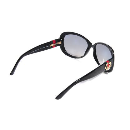 Gucci Optyl Frame Web Oversized Contrast Sunglasses 3644/S Black 2 of 4