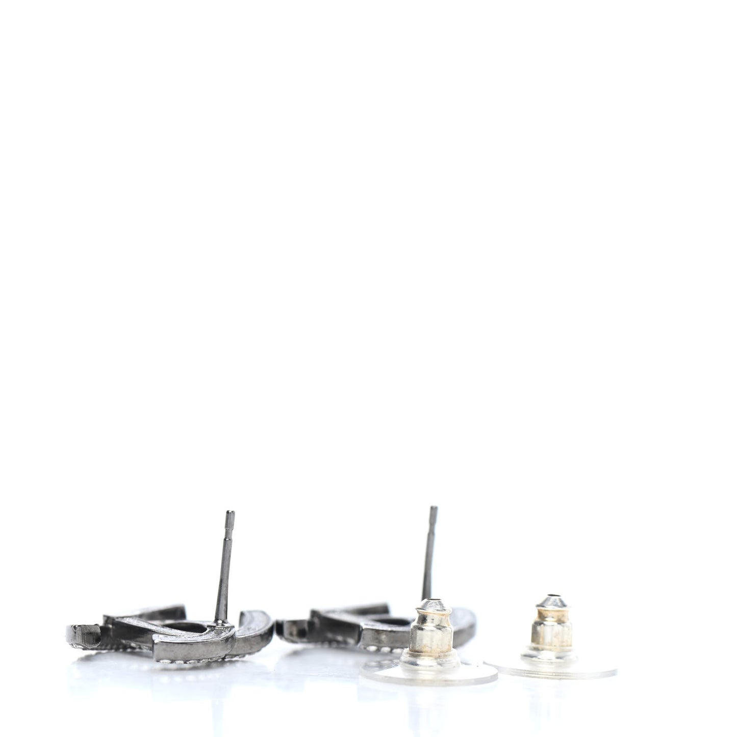 Ruthenium Crystal CC Earrings