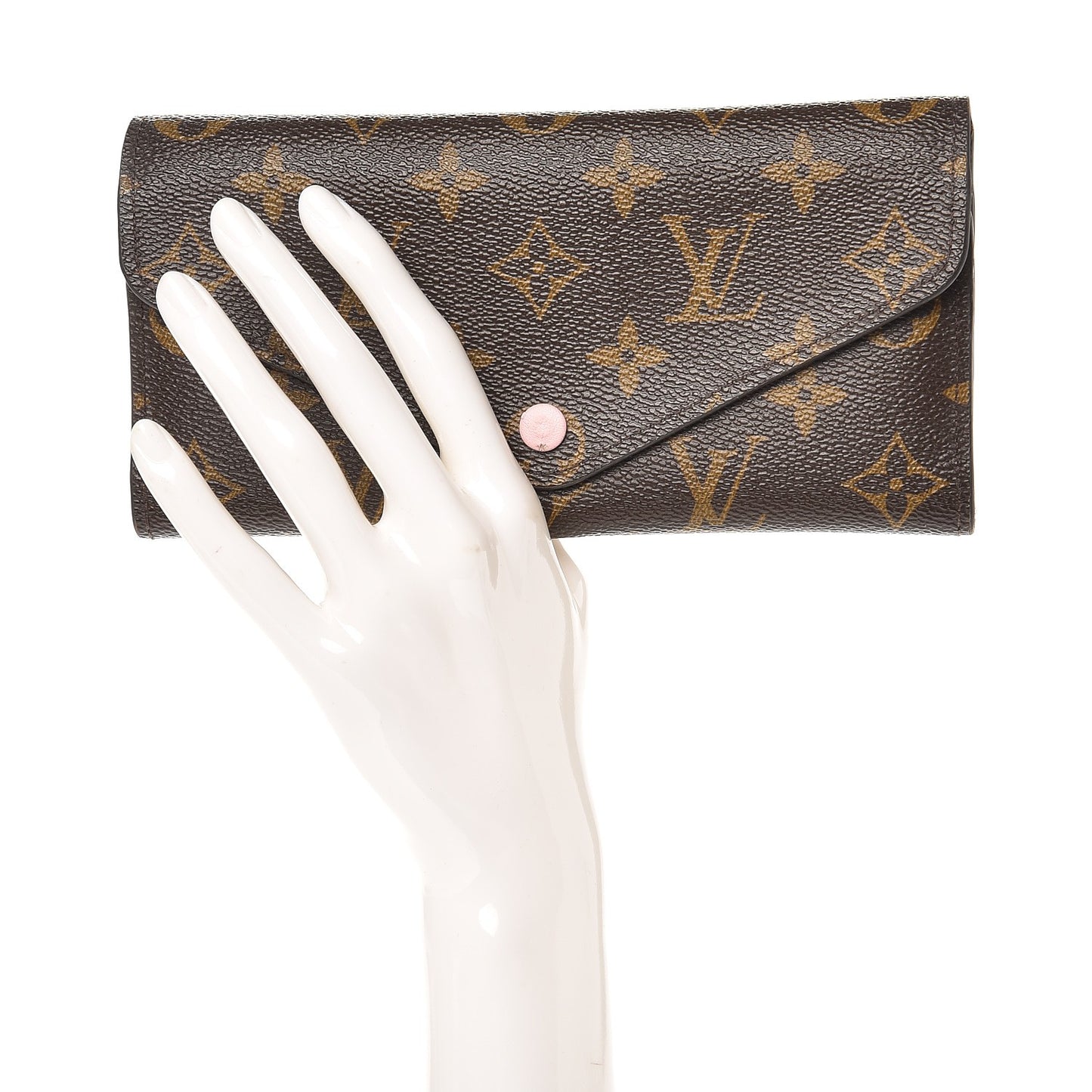 Monogram Josephine Wallet Rose Ballerine