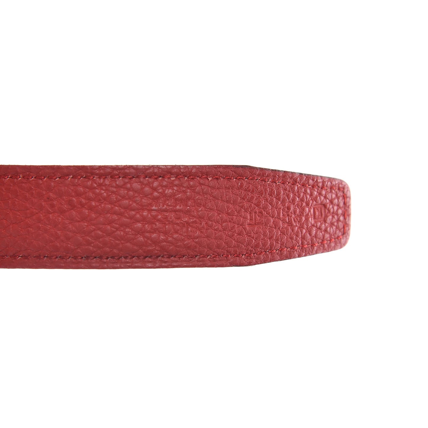 Box Togo 24mm Mini Constance H Belt Black Rouge Garance