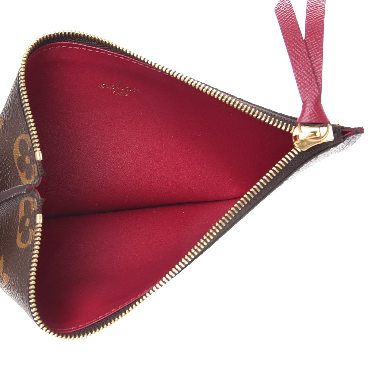 Louis Vuitton Monogram Pochette Felicie Chain Wallet Fuchsia 11 of 13