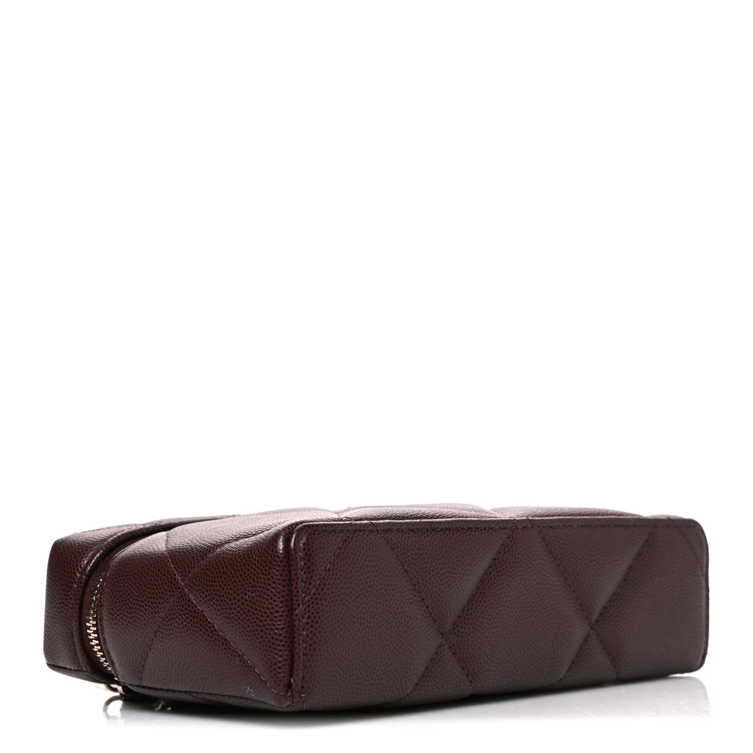 Chanel Caviar Quilted Top Handle Slim Vanity With Chain Dark Brown 4 of 11
