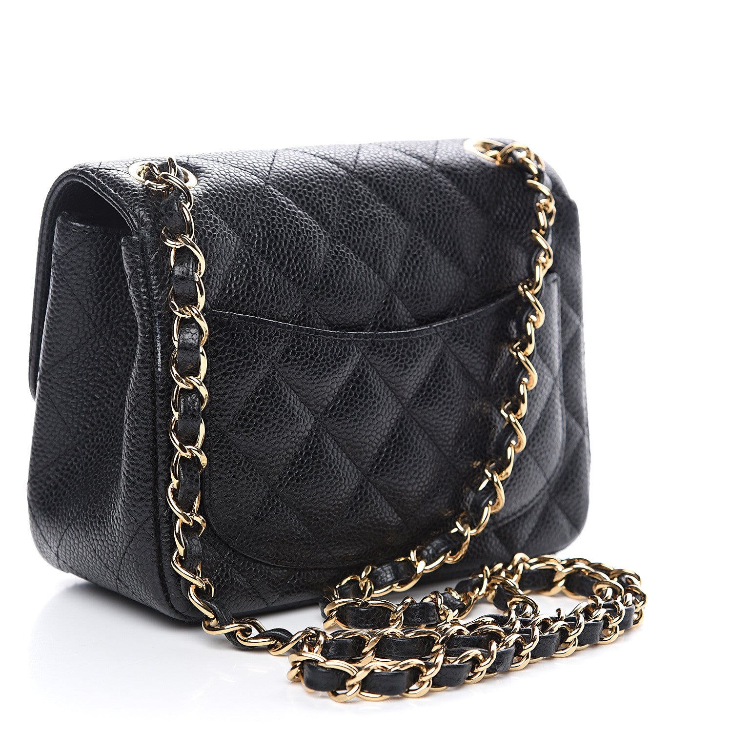 Chanel Caviar Quilted Mini Square Flap Black 2 of 13