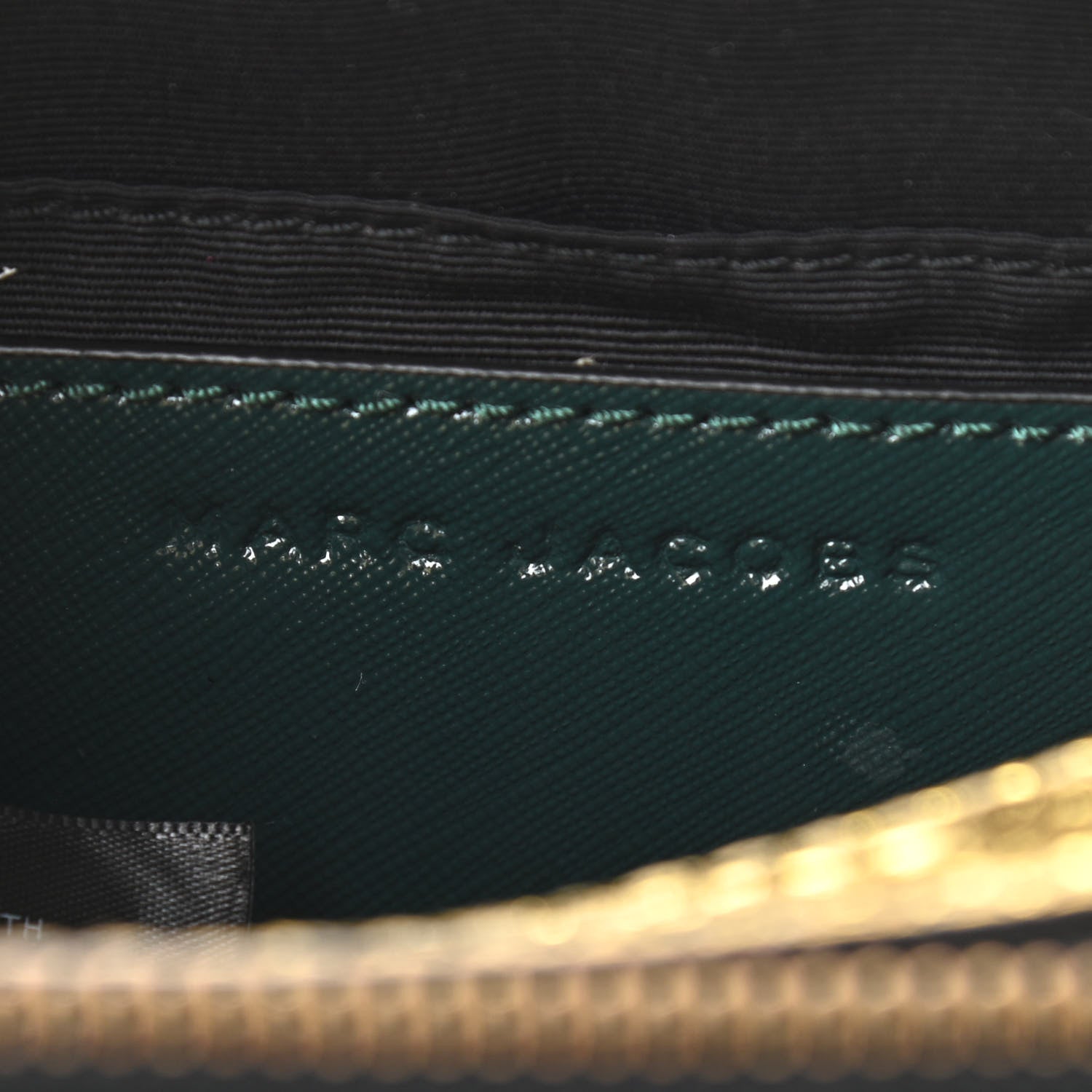 Marc Jacobs Saffiano Sequin Camouflage Stud Snapshot Camera Bag Green Gold 7 of 11