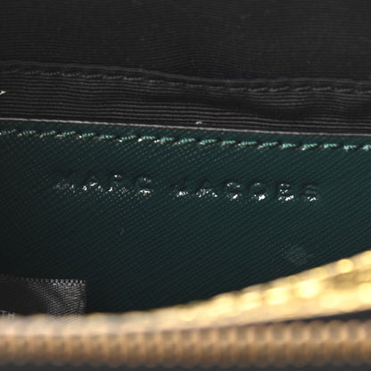 Marc Jacobs Saffiano Sequin Camouflage Stud Snapshot Camera Bag Green Gold 7 of 11