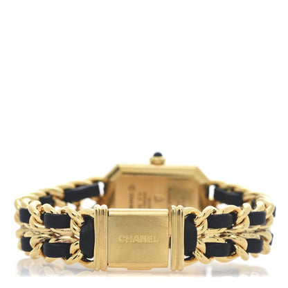 Chanel Stainless Steel Lambskin 20mm Chain Premiere Quartz Watch Gold M 4 of 5
