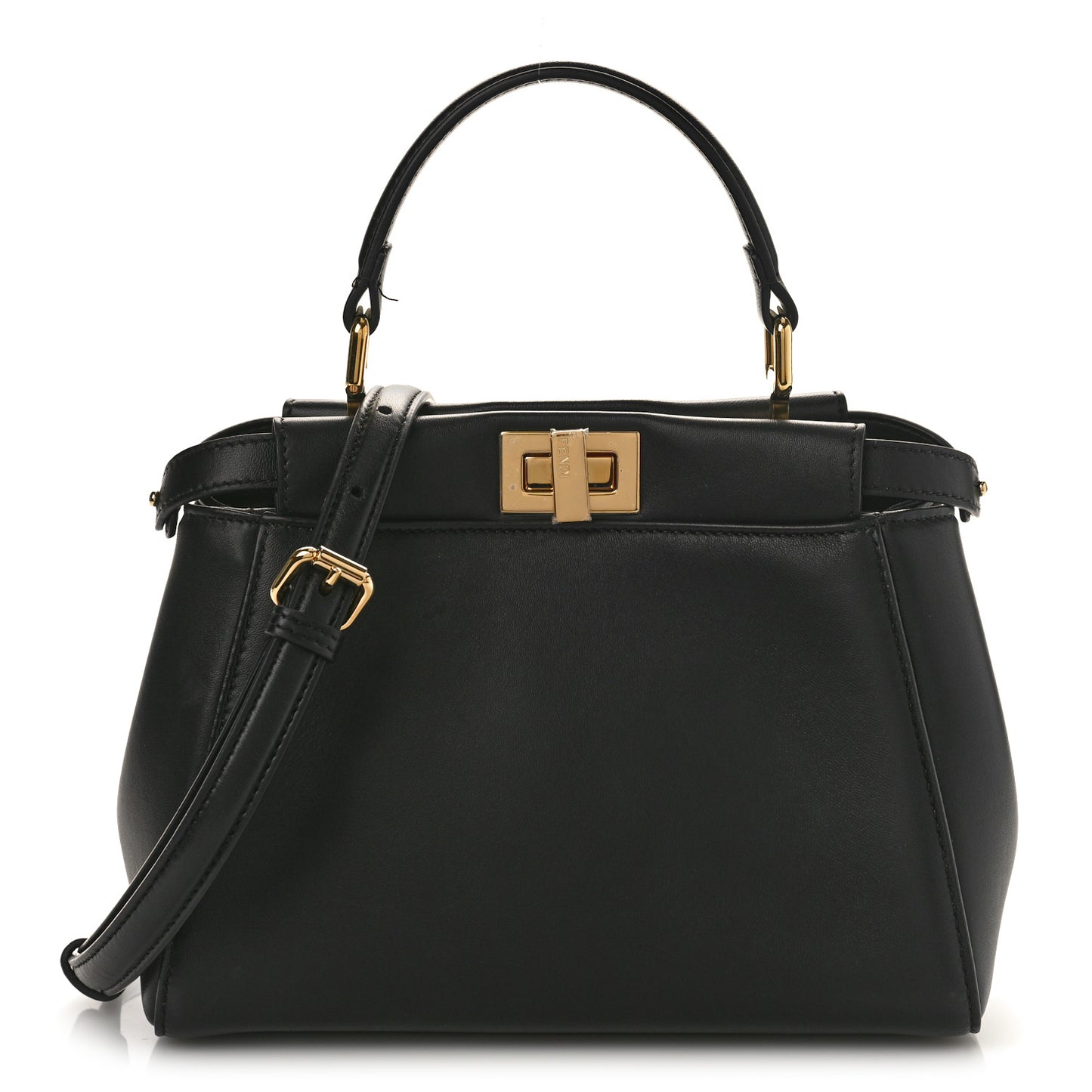 Nappa Mini Peekaboo Iconic Satchel Black