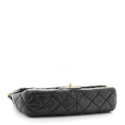 Chanel Aged Calfskin Quilted Medium Medallion Flap Black 3 of 9