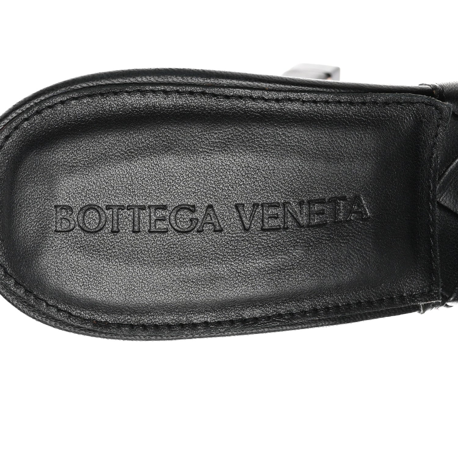 Bottega Veneta Nappa Maxi Intrecciato Lido Mule Sandals 37.5 Black 8 of 8