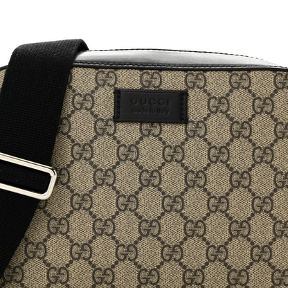 Gucci GG Supreme Monogram Camera Bag Beige Black 8 of 11