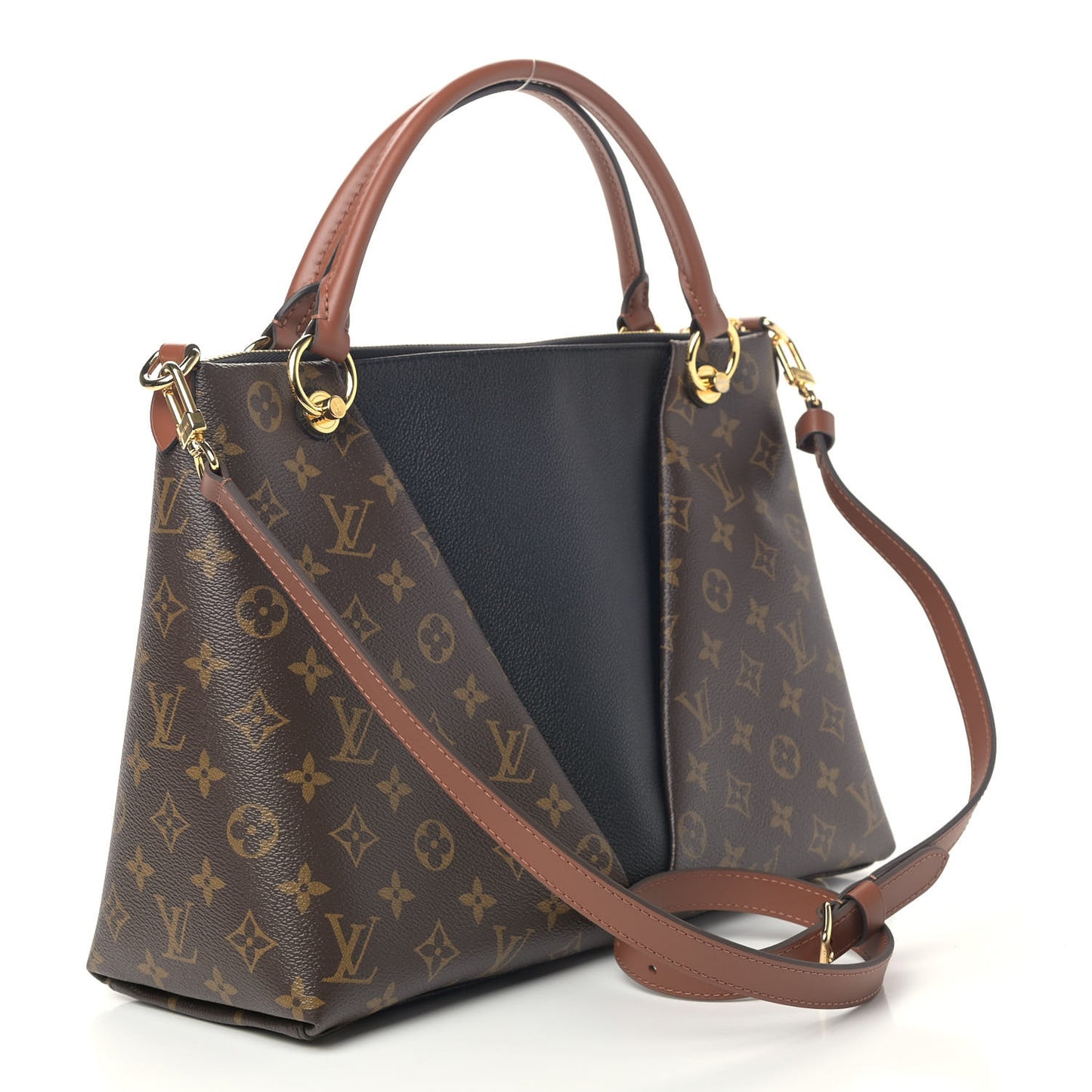 Monogram V Tote MM Black