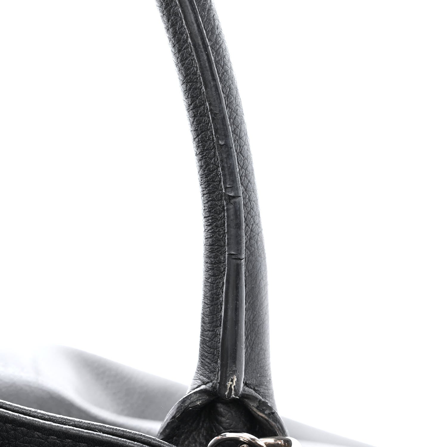 Chanel Calfskin Cerf Executive Shopper Tote Black 16 of 19